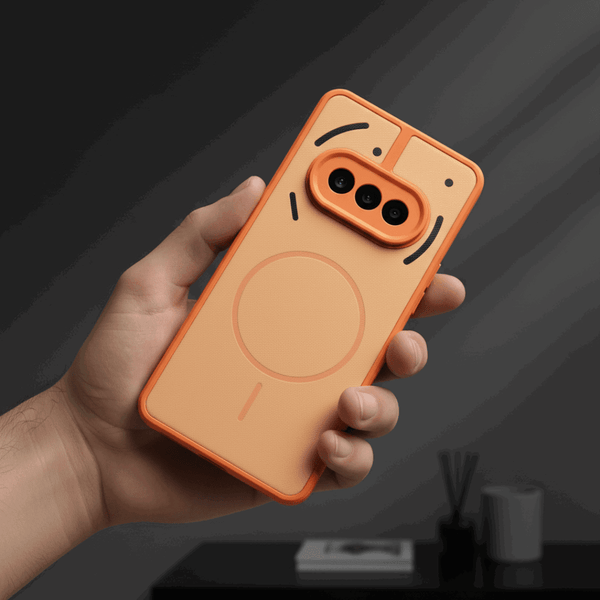 GripMate Orange Silicone case for Nothing Phone 3a