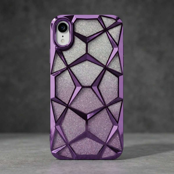 Dazzle Purple Silicone case for Apple iphone XR