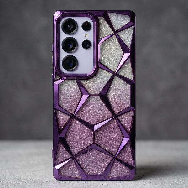Dazzle Purple Silicone case for  Samsung S25 Ultra