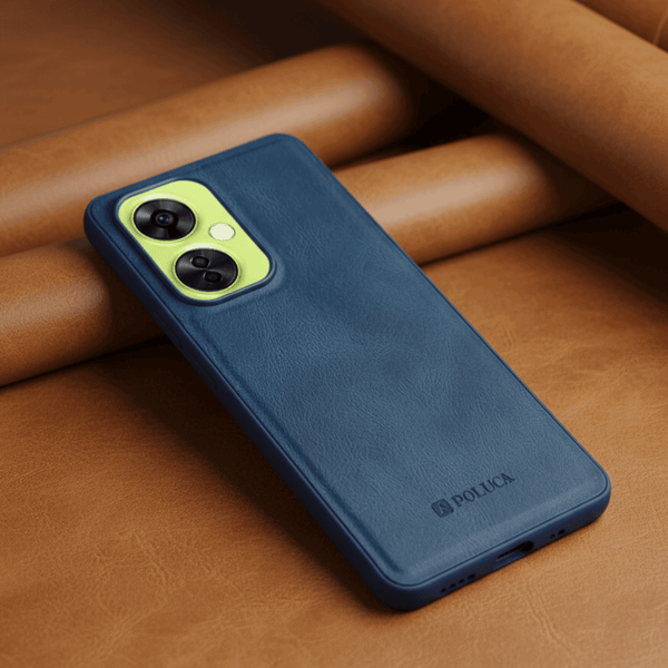Dark Blue Standard Leather Case for Oneplus Nord Ce 3 Lite