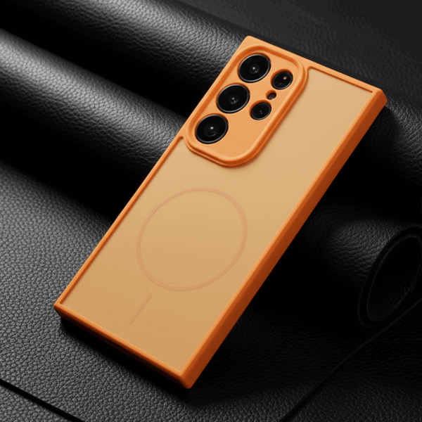 GripMate Orange Silicone case for Samsung S24 Ultra