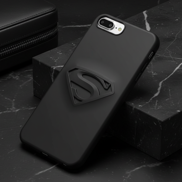 Superhero-S Engraved silicon Case for Apple Iphone 7 Plus