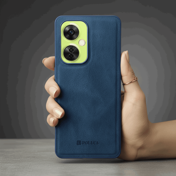 Dark Blue Standard Leather Case for Oneplus Nord Ce 3 Lite