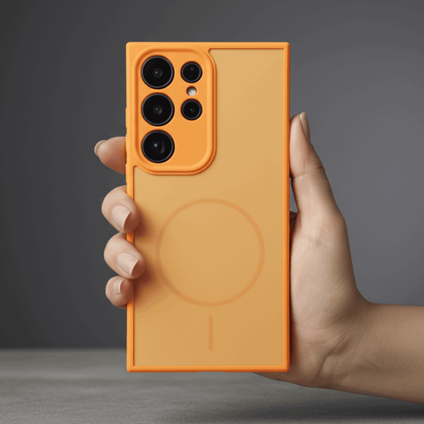 GripMate Orange Silicone case for Samsung S24 Ultra