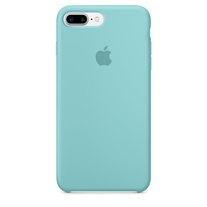 Sea Green Original Silicone case for Apple iphone 8 Plus