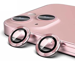 Pink Metallic camera ring lens guard for Apple iphone 11