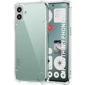 SilicaClear Transparent Silicone Case for CMF Nothing PHONE 1