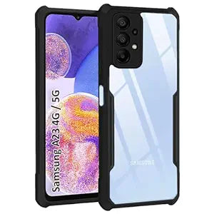 Shockproof transparent Safe Silicone case for Samsung A23