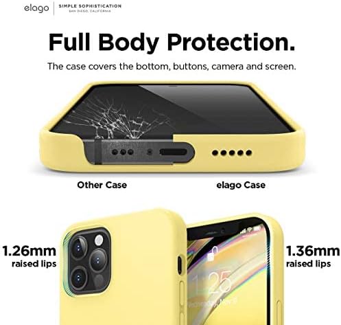 Yellow Original Silicone case for Apple iPhone 12