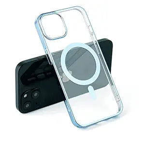 Sierra Blue MagSafe Clear Transparent Silicone case for Apple iphone 13