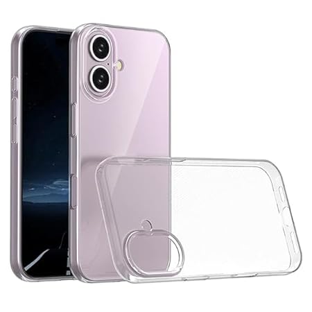 SilicaClear Transparent Silicone Case for Apple Iphone 17