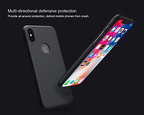 Black Logo Cut Niukin Silicone Case for Apple iphone x/xs