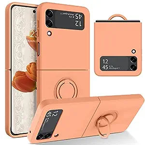 Orange Original Silicone case for Samsung Galaxy Z FLIP 4