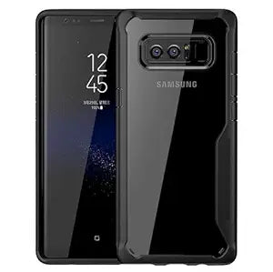 Shockproof silicone protective transparent Case for Samsung note 8