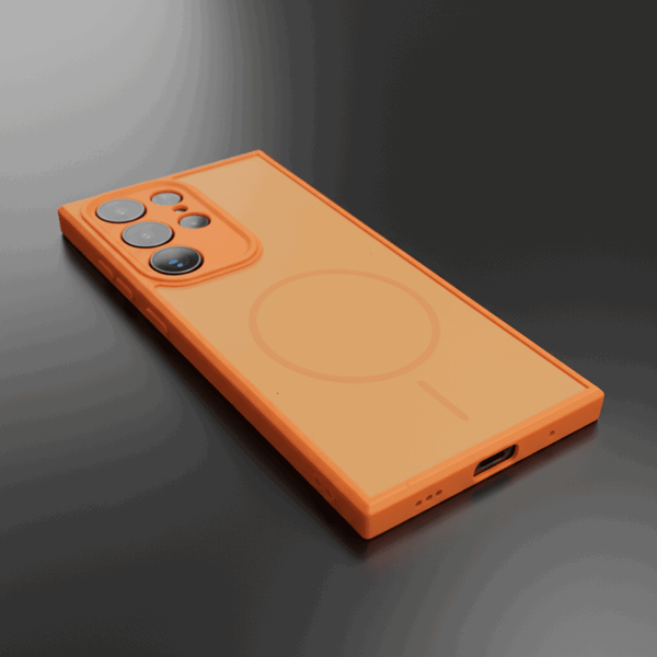 GripMate Orange Silicone case for Samsung S24 Ultra