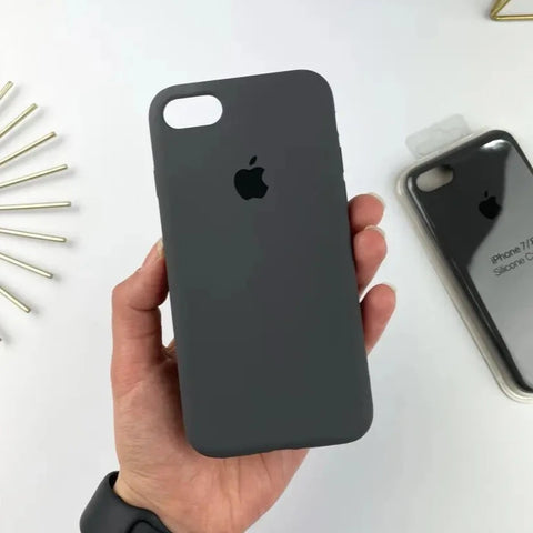 Grey Original Silicone case for Apple Iphone SE 2