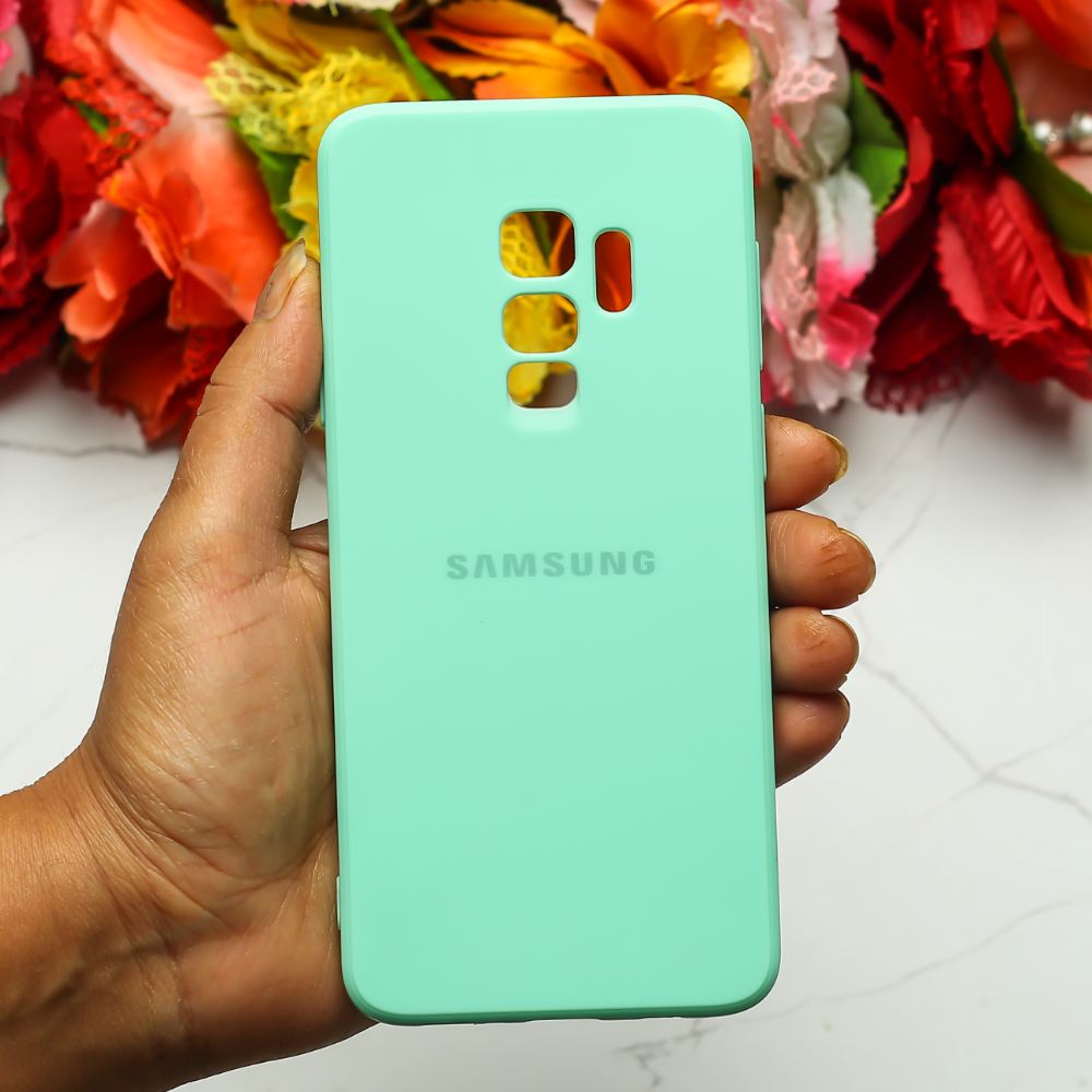 Light Blue Candy Silicone Case for Samsung S9 Plus