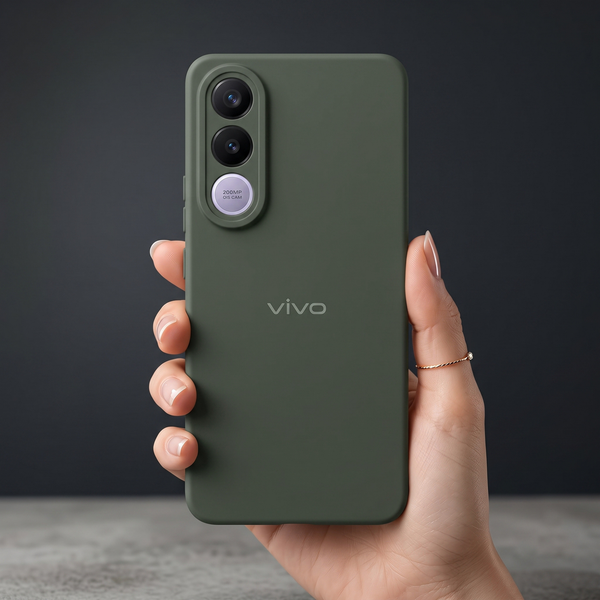 Grey Camera Original Silicone case for Vivo V70 Fe
