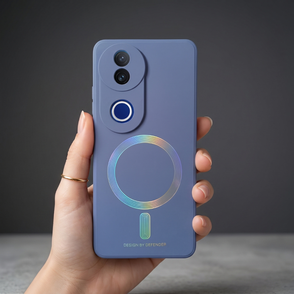 Blue DEFEND Rainbow Case for Vivo V50