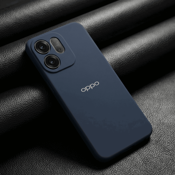 Dark Blue Camera Original Silicone case for Oppo Reno 14F