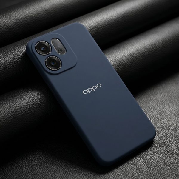 Dark Blue Camera Original Silicone case for Oppo Reno 14F