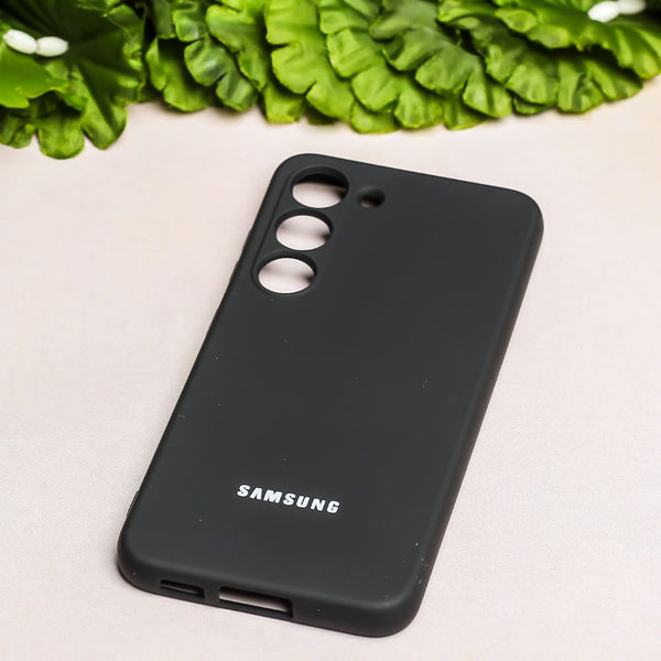 Black Camera Original Silicone case for Samsung S23 5G