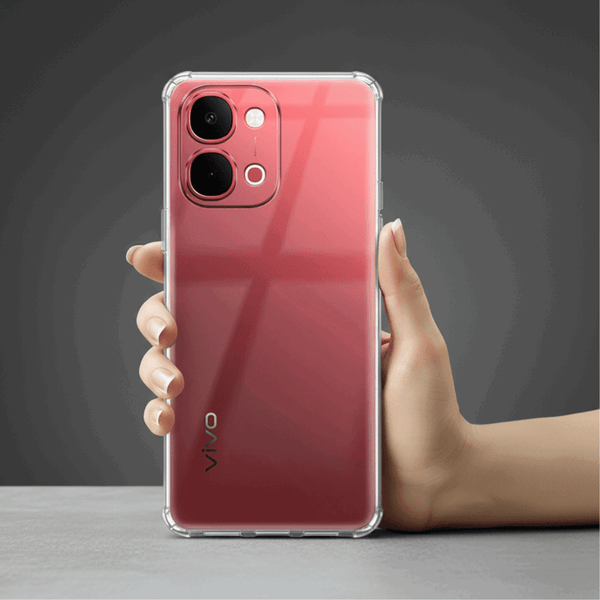 SilicaClear Transparent Silicone Case for Vivo T5X