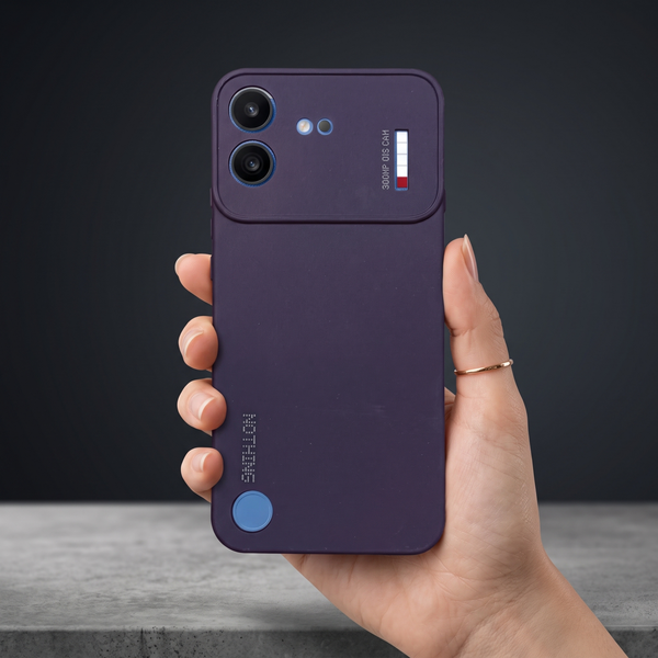 Deep Purple Camera Original Silicone case for Nothing Phone 4b