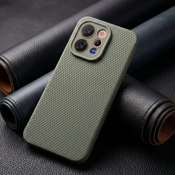 Grey Line Wave Silicone Case for Vivo V70