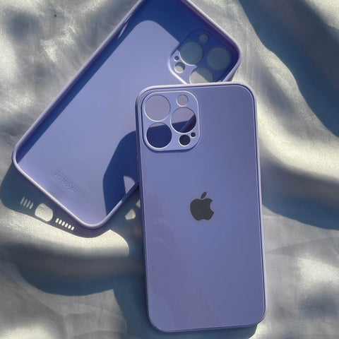 Purple camera Safe mirror case for Apple Iphone 14 Pro