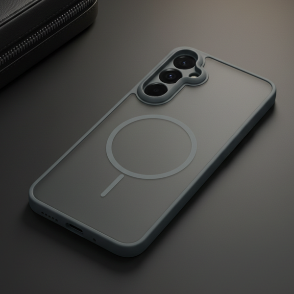 KYRON Grey Matte Case for Samsung A35