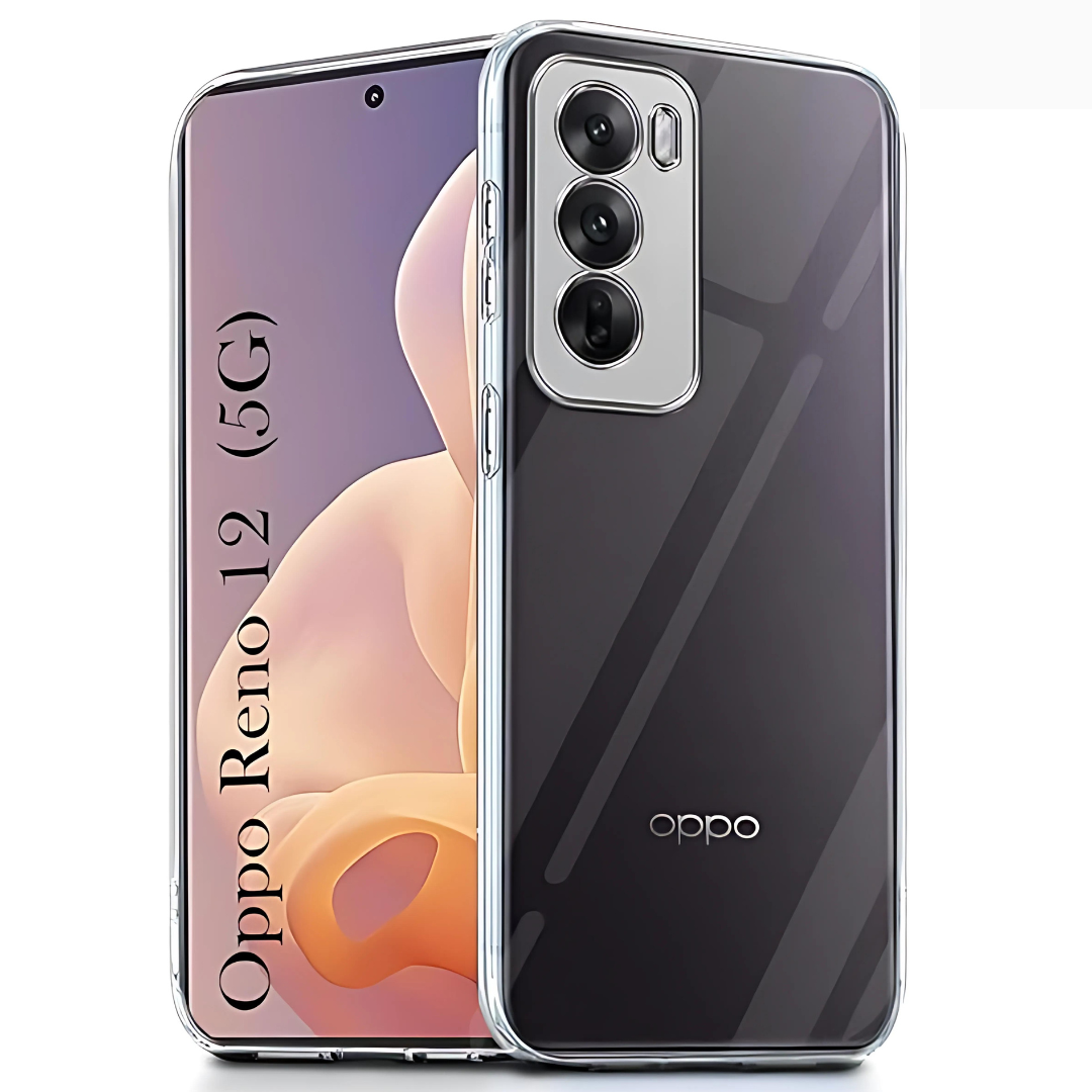 SilicaClear Transparent Silicone Case for Oppo Reno 12 5g