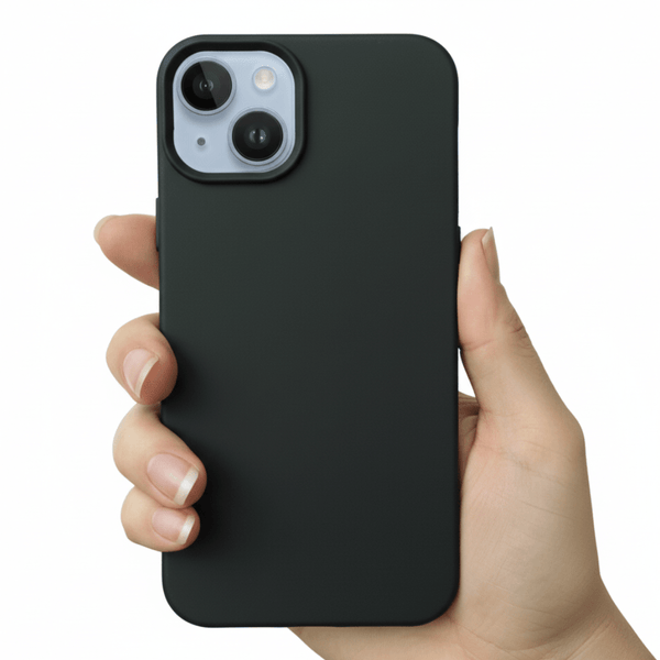 Black Silicone Case for Apple iphone 14 Plus