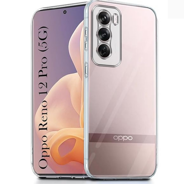 SilicaClear Transparent Silicone Case for Oppo Reno 12 Pro 5g