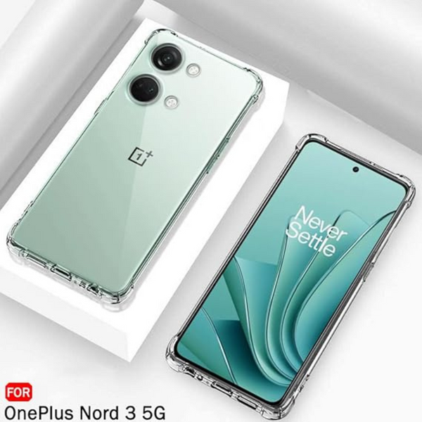 SilicaClear Transparent Silicone Case for Oneplus Nord 3