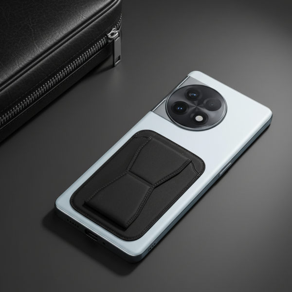 Sticky Mobile Wallet With Stand (Compatible For Only Android)