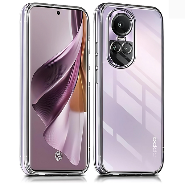 SilicaClear Transparent Silicone Case for Oppo Reno 10 5g