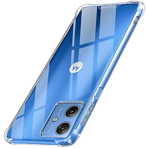 SilicaClear Transparent Silicone Case for Motorola G64