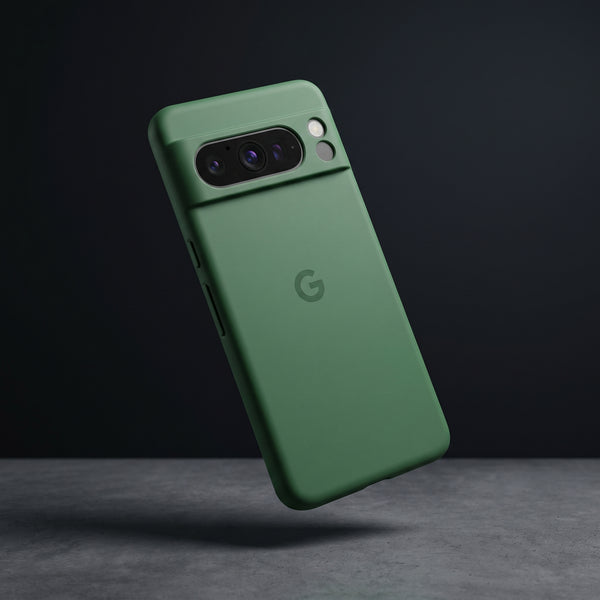 Dark Green Camera Original Silicone case for Google Pixel 8 Pro