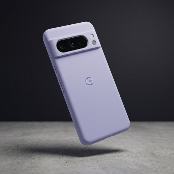 Purple Camera Original Silicone case for Google Pixel 8 Pro
