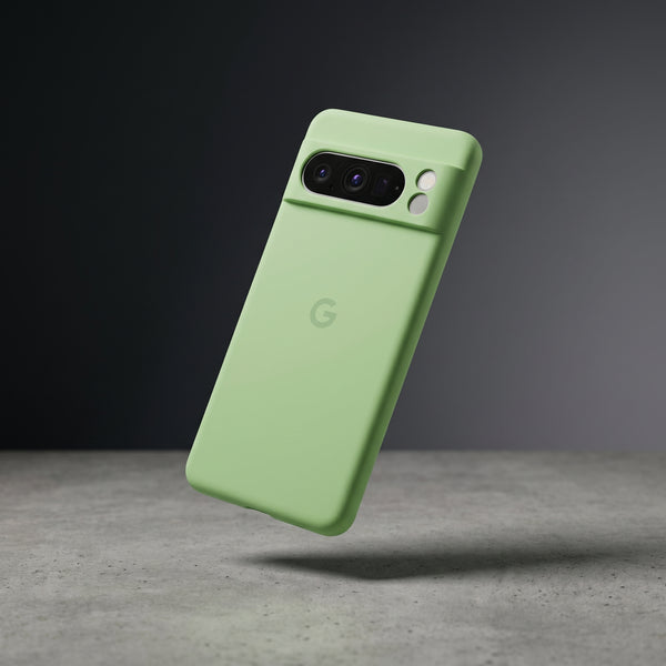 Light Green Camera Original Silicone case for Google Pixel 8 Pro