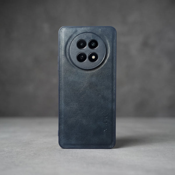 X-LEVEL Blue Leather Case for Realme 12x