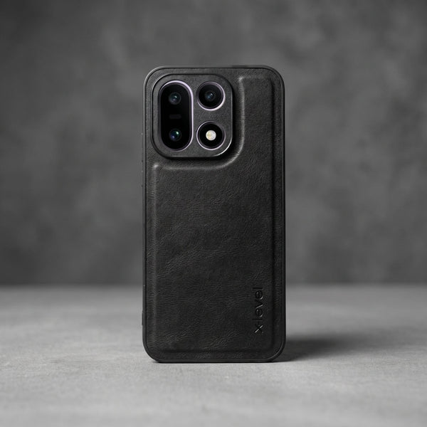 X-LEVEL Black  Leather Case for Oneplus 15