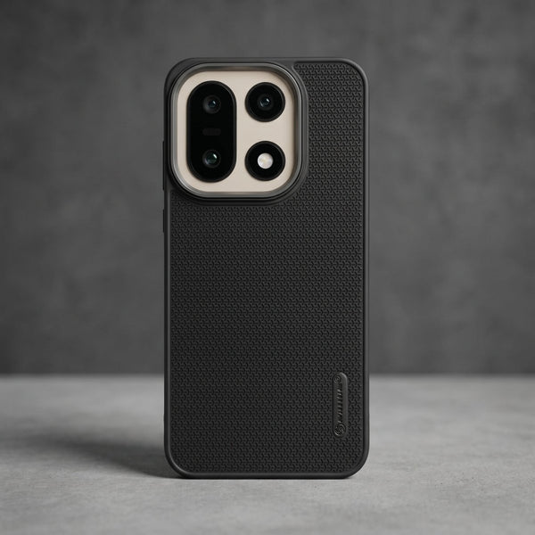 Black DRAVIK Texture Silicone Case for Oneplus 15