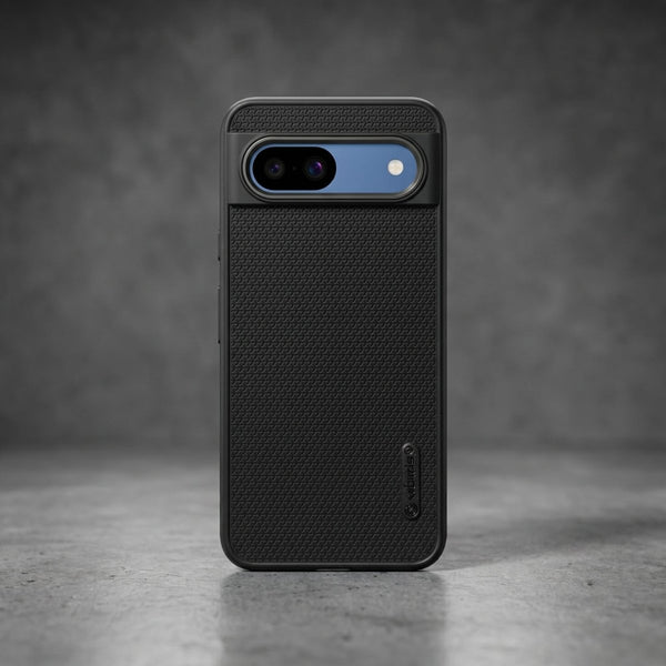 Black DRAVIK Texture Silicone Case for Google Pixel 8a