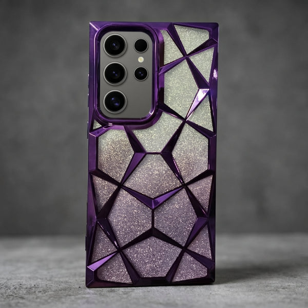 Dazzle Purple Silicone case for Samsung S24 Ultra