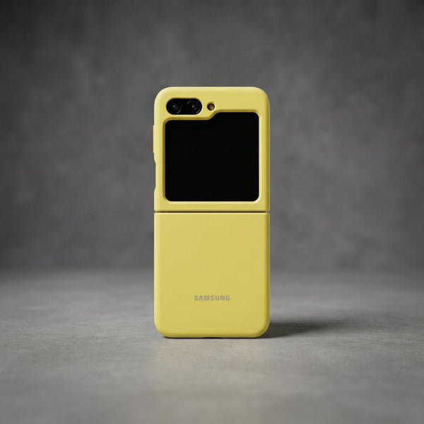 Yellow Original Silicone case for Samsung Galaxy Z FLIP 5