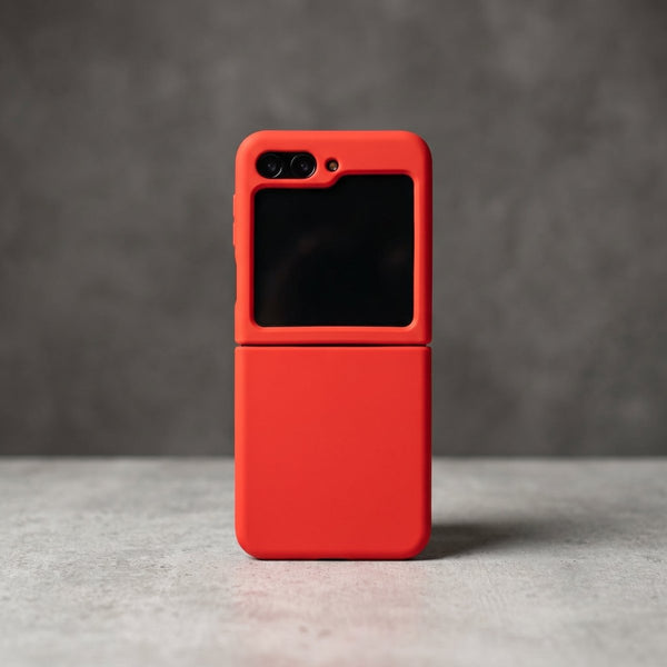 Red Original Silicone case for Samsung Galaxy Z FLIP 7 fe