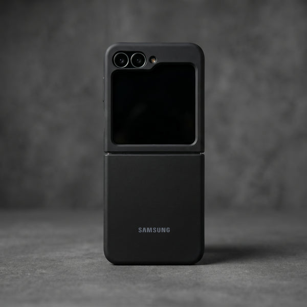 Black Original Silicone case for Samsung Galaxy Z FLIP 5