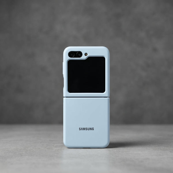 Light Blue Original Silicone case for Samsung Galaxy Z FLIP 6